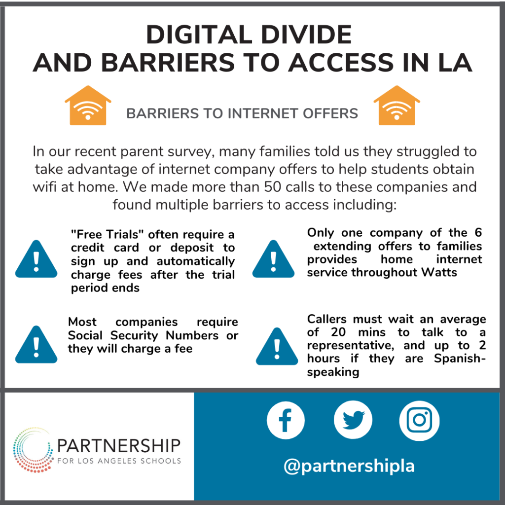 Equity and Justice Alert Bridging LA’s Digital Divide The